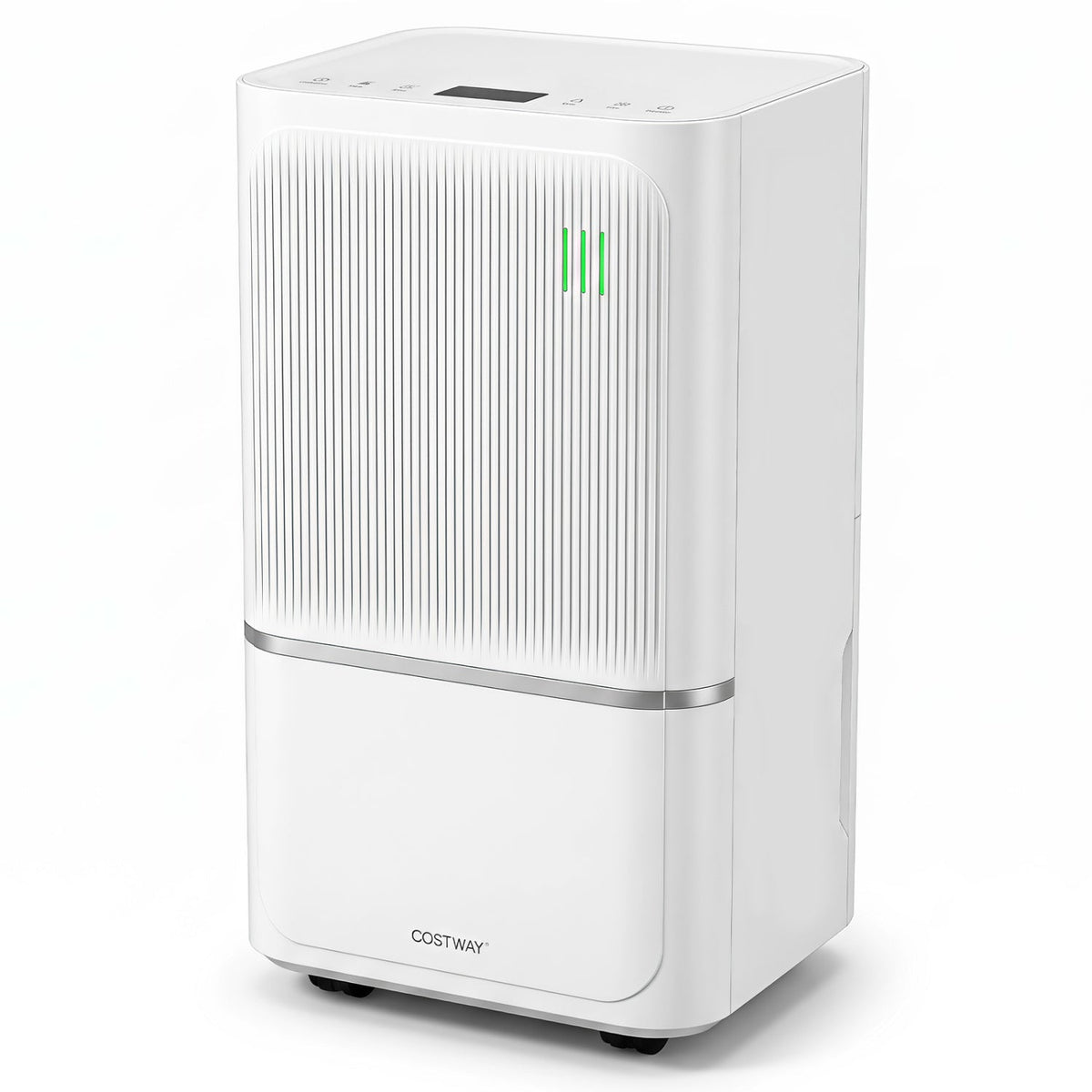 32-pint dehumidifier by Costway with drain hose and smart control, vertical vent, on Tampa Home & Garden Store