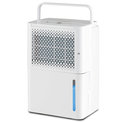 Deshumidificador de 2000 pies cuadrados y 32 pintas con modo continuo/secado/automático - Blanco