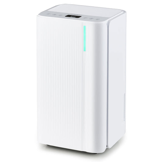 32 Pints 2000 Sq.ft Portable Dehumidifier for Home and Basement-White - Tampa Home & Garden Store