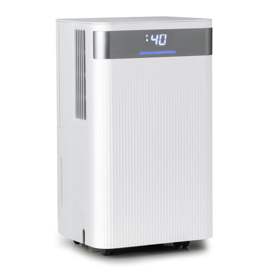 32 Pints 2000 Sq.ft Quiet Dehumidifier for Home with 3 Modes-White - Tampa Home & Garden Store