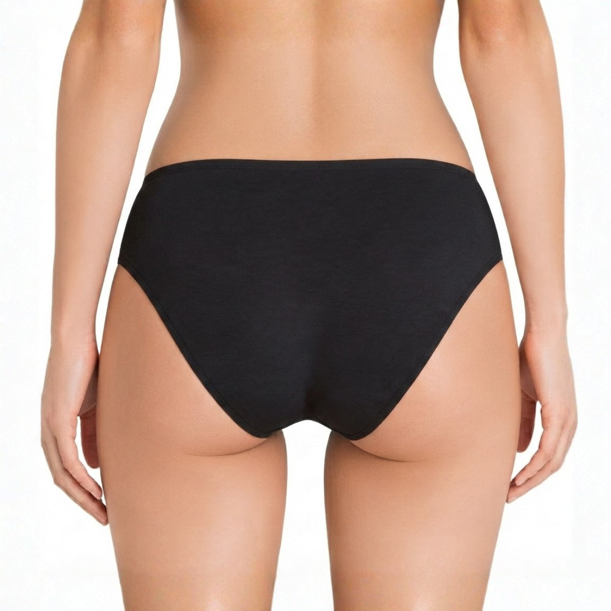 Everyday Classic Fit Bikini hemp bottoms in black by Net Positive on Tampa Home & Garden Store