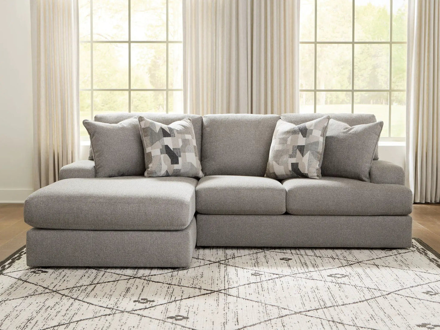 Lindon Sectional Nuvella Upholstery Cushions
