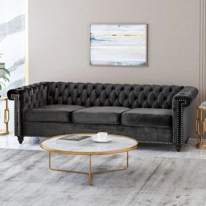 Chesterfield 3 Seater Sofa and Button Tufting