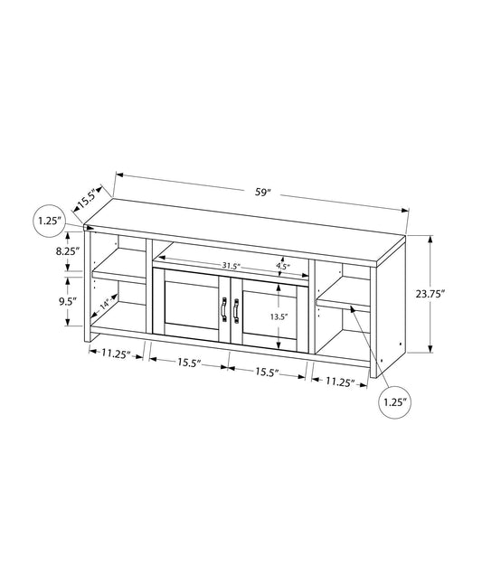 TV stand console entertainment center by HouseOfZazla with storage cabinets and shelves on Tampa Home & Garden Store