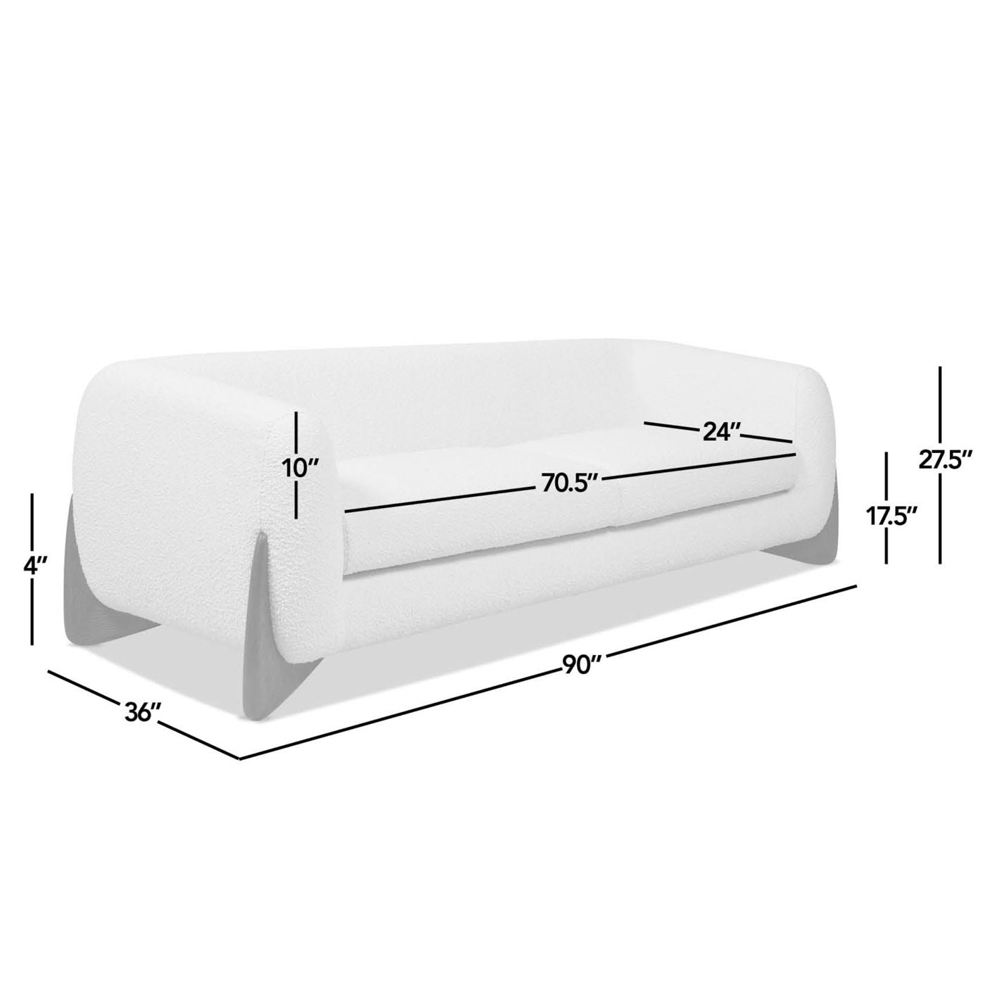 Premium Alpine and Luxurious Sherpa Sofa