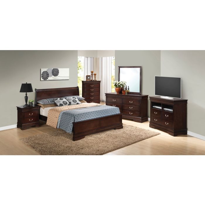 Premium Panel Sleigh Bed with Low Footboard