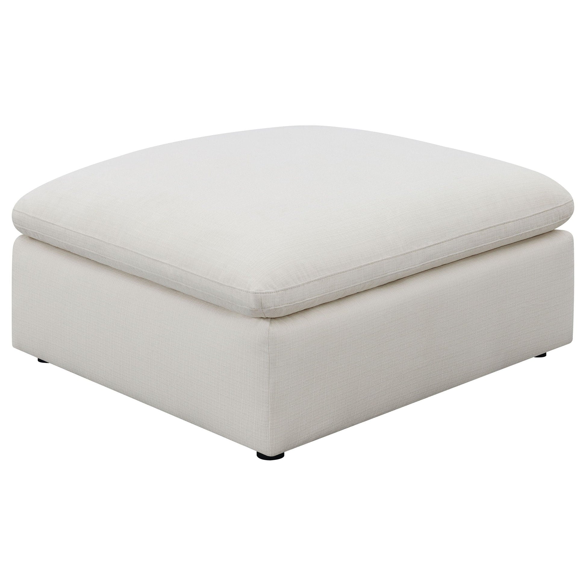 Greeley ivory upholstered modular sectional component in linen fabric by HouseOfZazla on Tampa Home & Garden Store