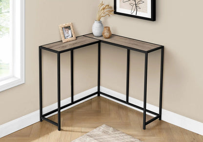 Corner Console Table With L Shaped Design