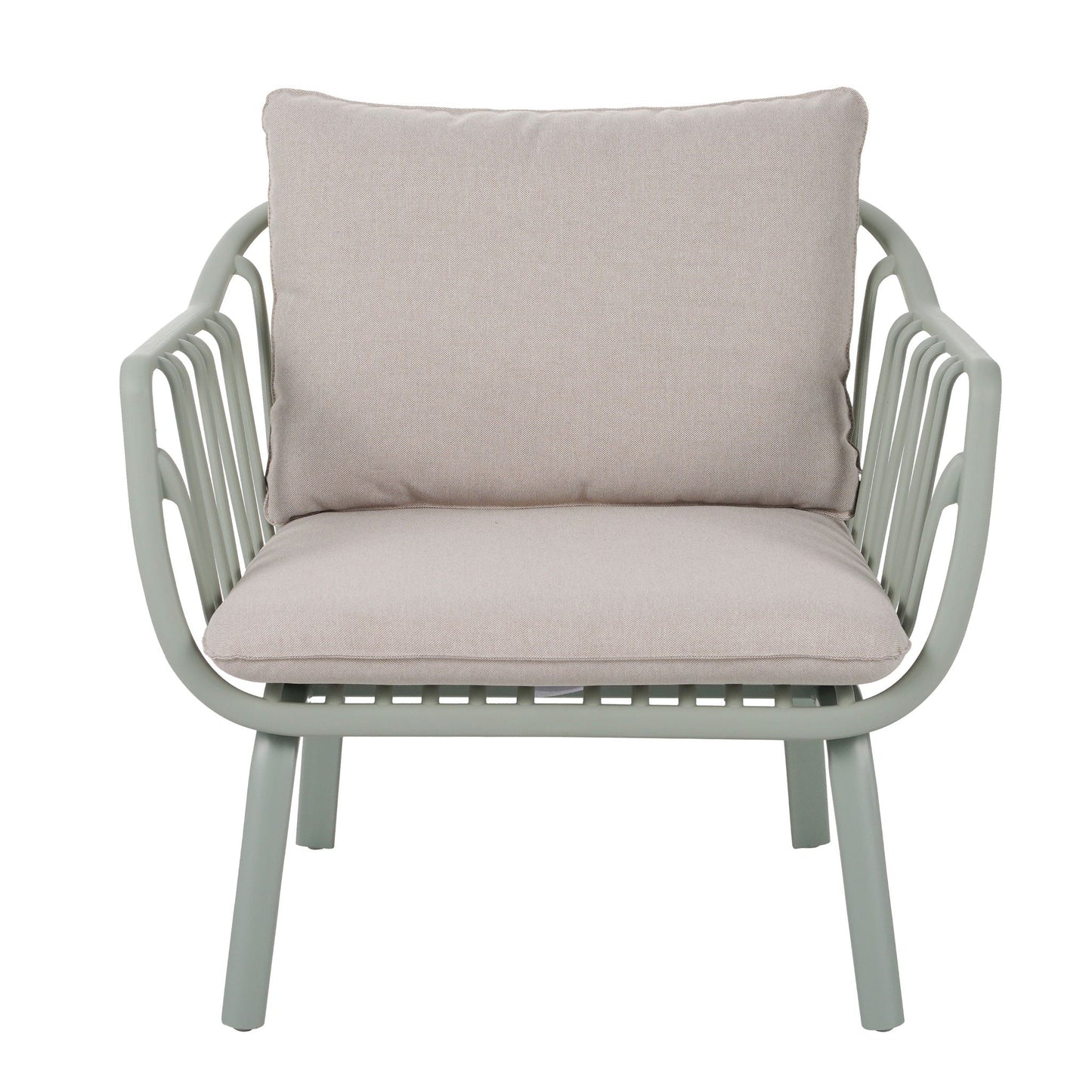 Huron Outdoor Resin Club Chair Set of Two