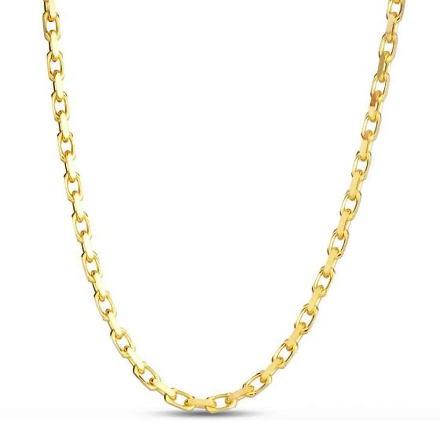 14k yellow gold French cable link chain necklace 3.60 mm by Bids.com on Tampa Home & Garden Store