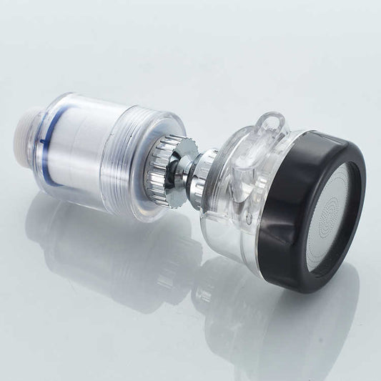 Faucet water filter cartridge by UpTrend Deals with transparent housing and black cap on Tampa Home & Garden Store