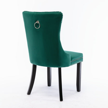 Nikki High End Tufted Dining Chair Set of Two