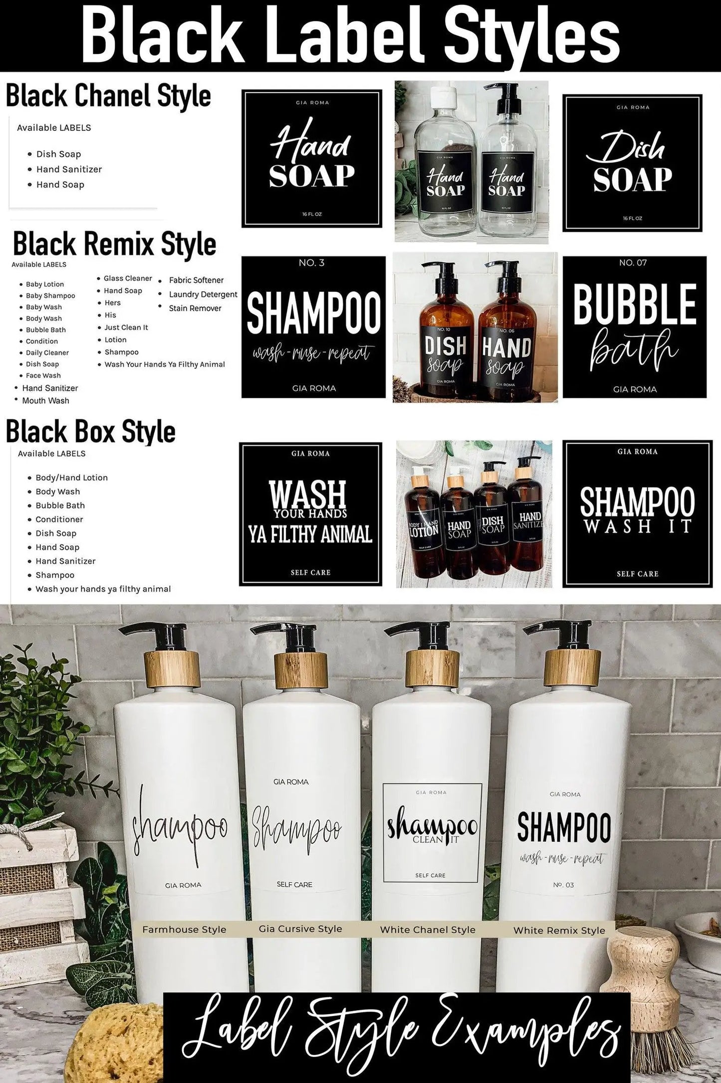32oz Plastic White Dispensers for Home Refillable