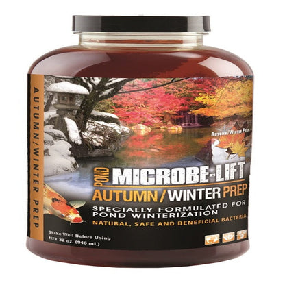 Pond Microbe-Lift Autumn/Winter Prep jar with powder packets by Rivendell Distribution on Tampa Home & Garden Store