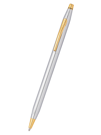 A.T. Cross Classic Century Medalist ballpoint pen silver body with gold clip on Tampa Home & Garden Store