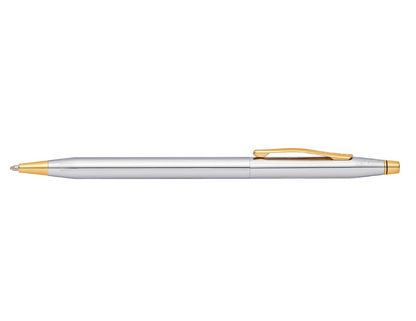 A.T. Cross Classic Century Medalist ballpoint pen with silver body and gold trim on Tampa Home & Garden Store