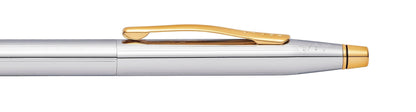Cross Classic Century Medalist pen with silver body and gold clip and end cap on Tampa Home & Garden Store