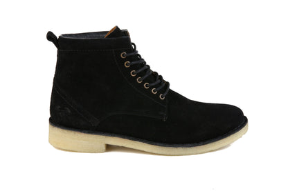 Hound & Hammer The Hunter black suede boot, lace-up on Tampa Home & Garden Store