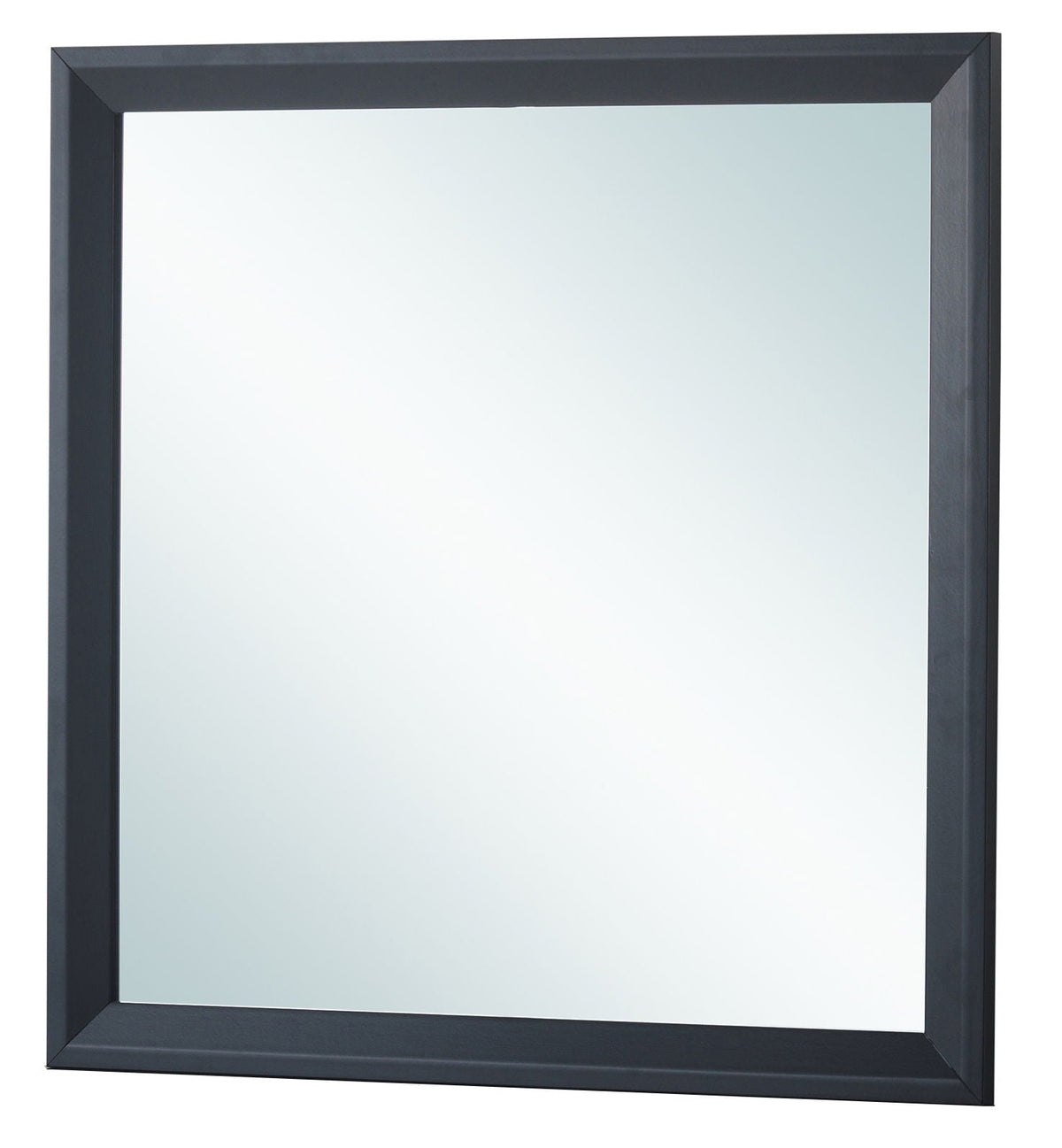 Primo Square Wall Mirror with a dark gray frame for modern decor on Tampa Home & Garden Store