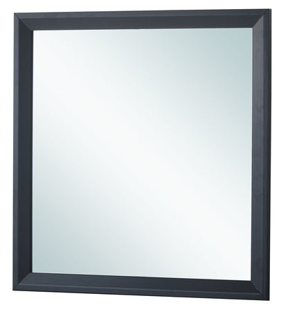 Primo Square Wall Mirror with a dark gray frame for modern decor on Tampa Home & Garden Store