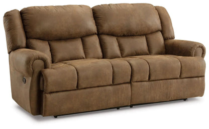 Boothbay 2-Seat Reclining Sofa brown leather-look upholstery by Unique Piece Furniture on Tampa Home & Garden Store