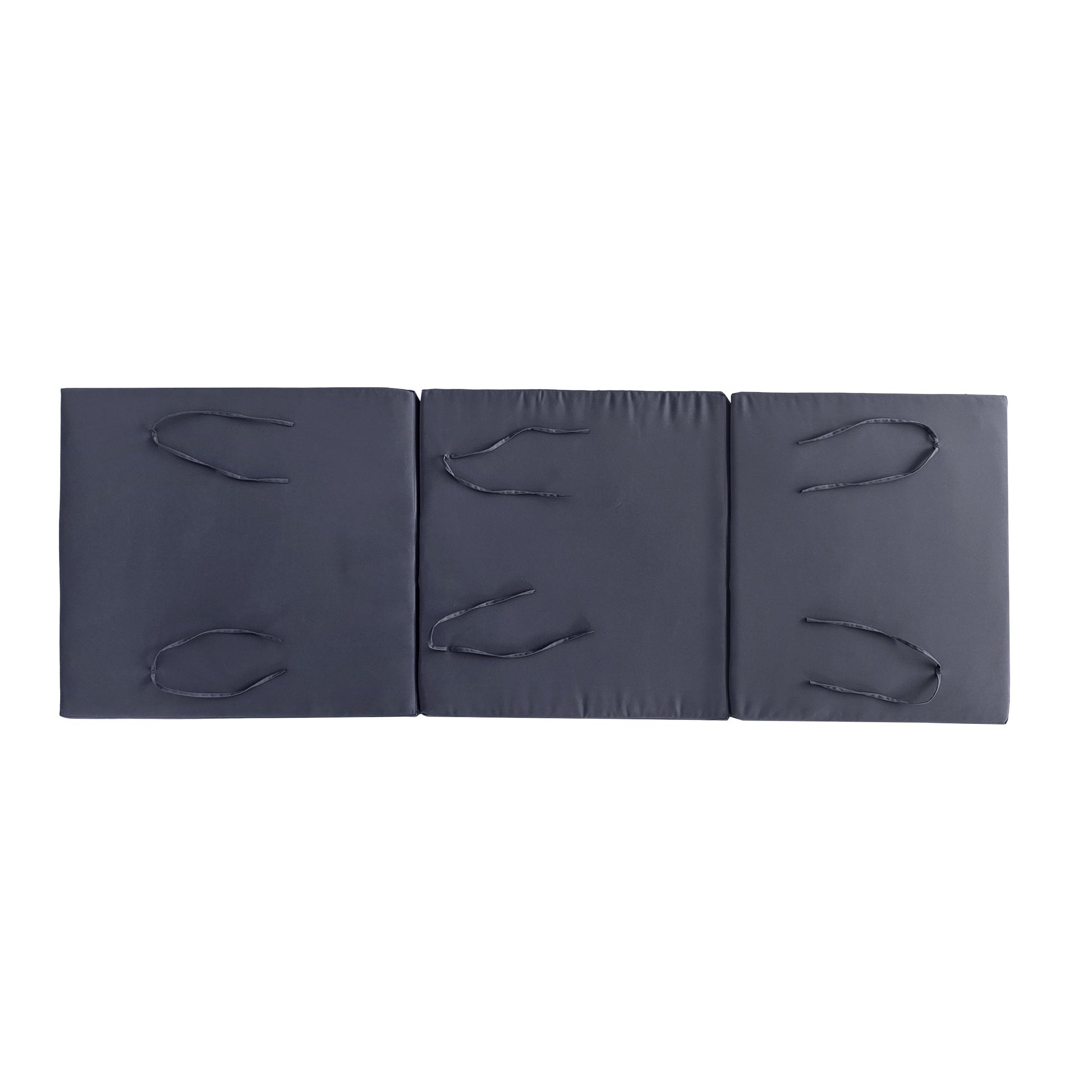 Gray Broadway Ian Chaise Lounge Cushion set of 4 back & seat cushions with triple folds on Tampa Home & Garden Store