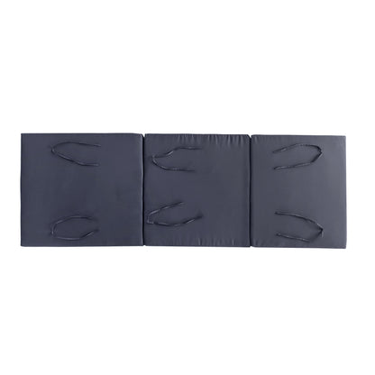 Gray Broadway Ian Chaise Lounge Cushion set of 4 back & seat cushions with triple folds on Tampa Home & Garden Store