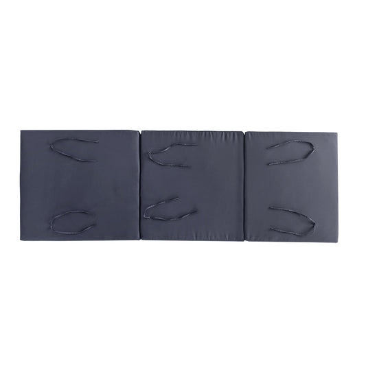 Gray Broadway Ian Chaise Lounge Cushion set of 4 back & seat cushions with triple folds on Tampa Home & Garden Store