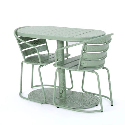 3 Piece Elegant Outdoor Bistro Set with Table
