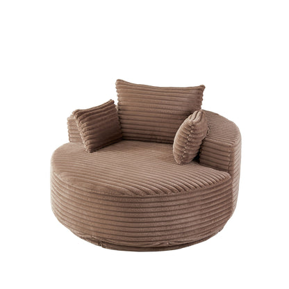 Modern Single Sofa and Swivel Sleeper Chair
