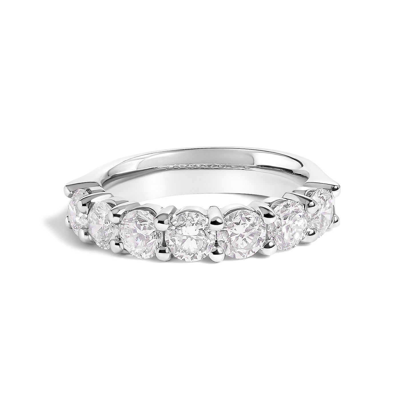 14K white gold 2.0cttw diamond 7-stone band ring by Bids.com on Tampa Home & Garden Store