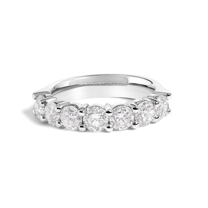 14K white gold 2.0cttw diamond 7-stone band ring by Bids.com on Tampa Home & Garden Store
