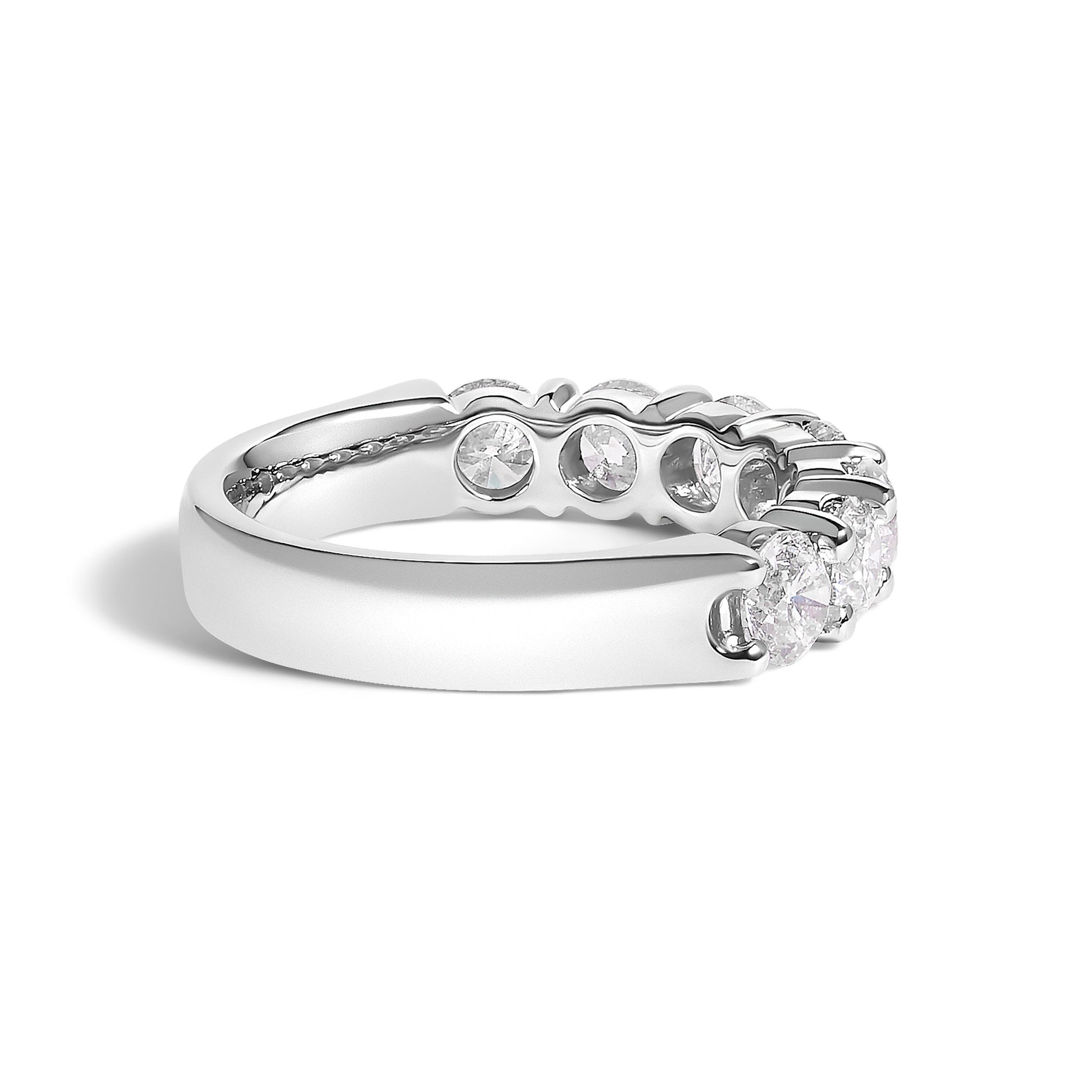 7-stone diamond band ring in 14K white gold, 2.0 cttw, by Bids.com on Tampa Home & Garden Store