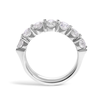 14K white gold 2.0 Cttw diamond seven-stone band ring by Bids.com on Tampa Home & Garden Store