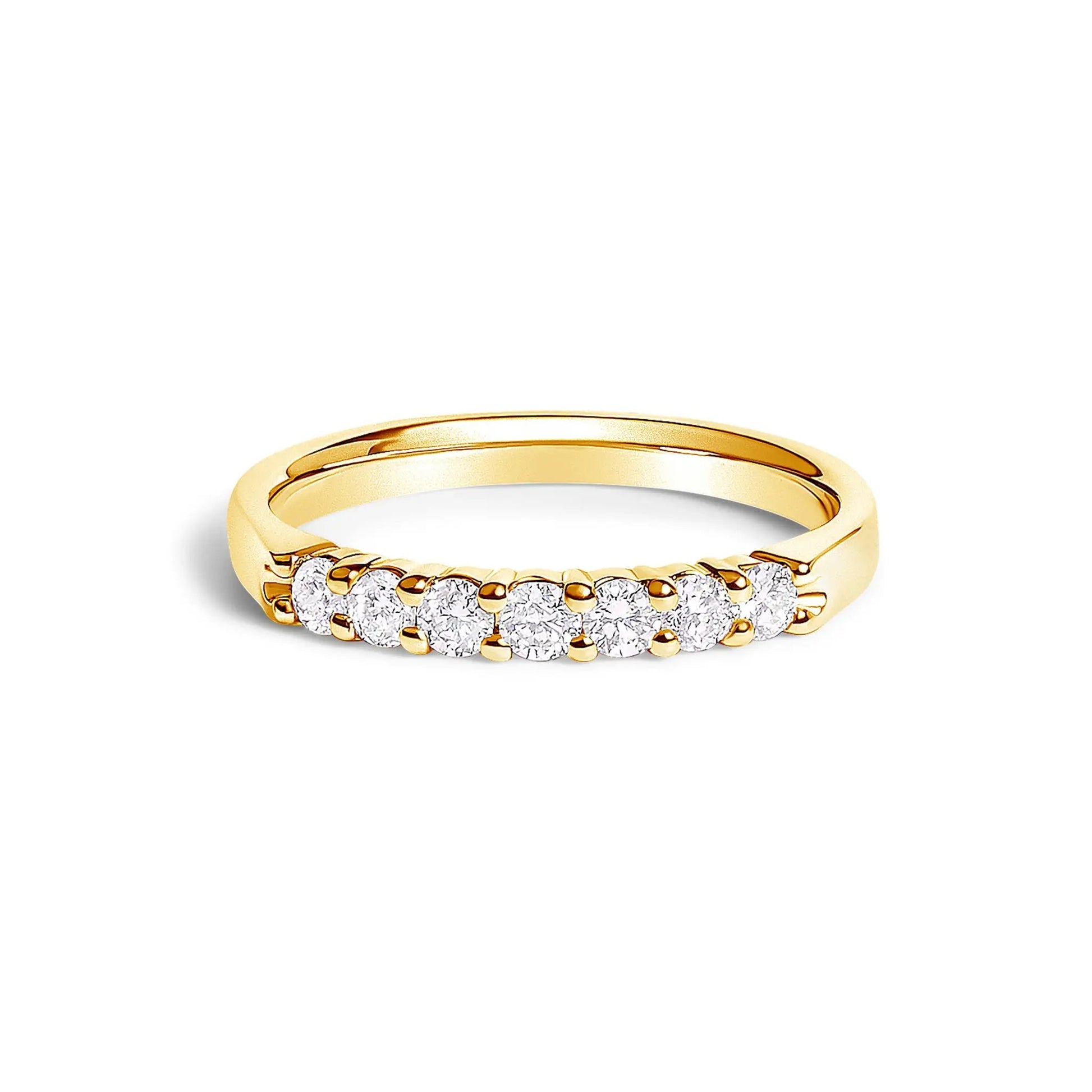 Ring 14K white gold 7-stone diamond band, 1/3 cttw on Tampa Home & Garden Store