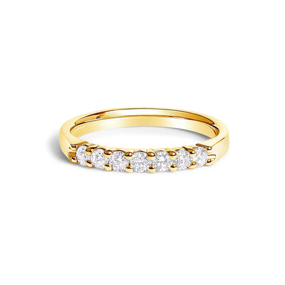 Ring 14K white gold 7-stone diamond band, 1/3 cttw on Tampa Home & Garden Store