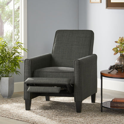 Upholstered Push Back Recliner Chair and Lounge