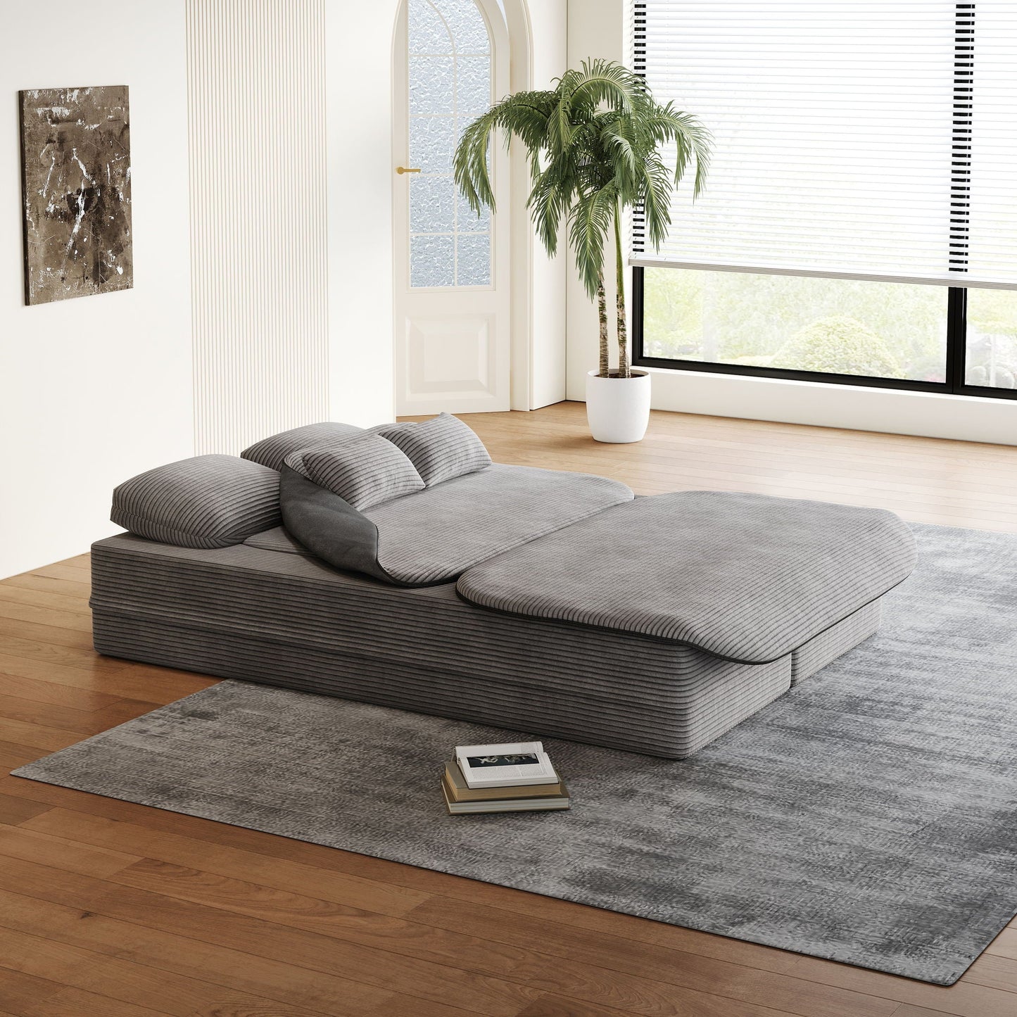 Multi Functional Foldable Sofa Bed and Blanket