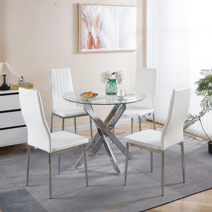 Minimalist Design Dining Chairs Set of 4