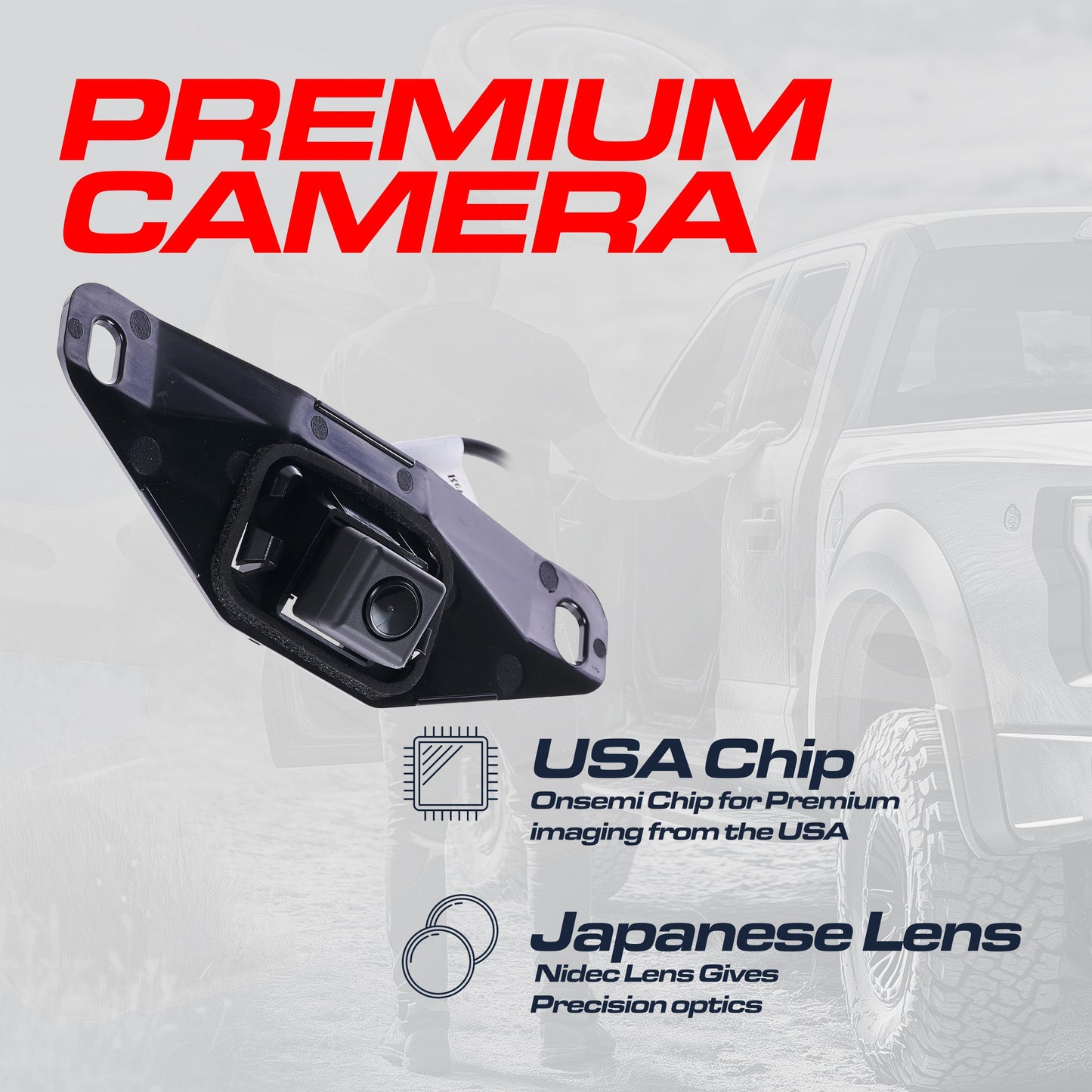 Toyota Sequoia 2013-2016 OEM backup camera by Master Tailgaters, OE Part 86790-0C010 in black on Tampa Home & Garden Store