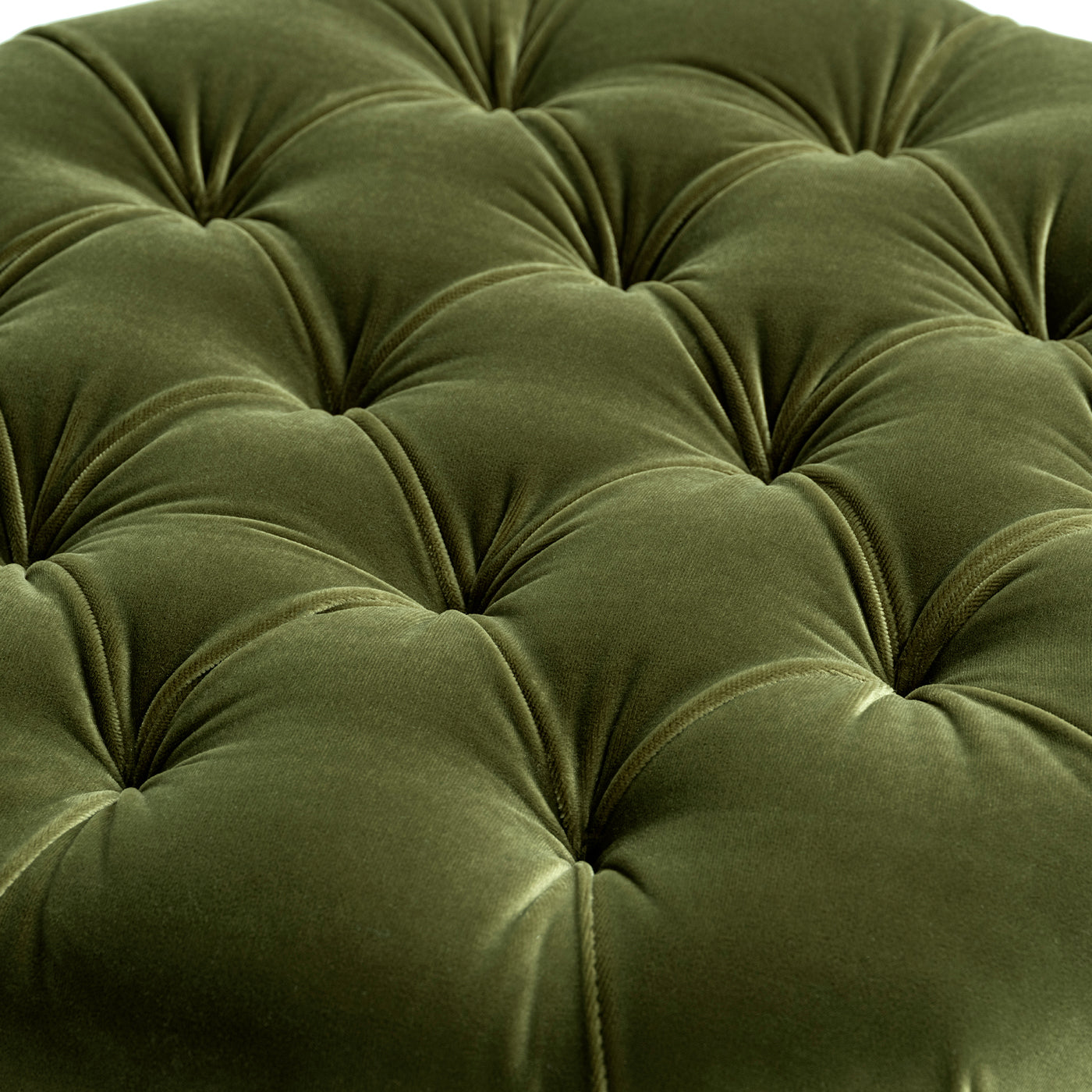 Roquefort dog sofa bed olive green velvet tufted by HouseOfZazla on Tampa Home & Garden Store