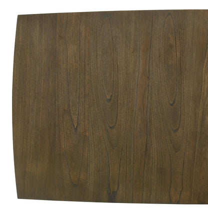 Bistro wide contemporary rectangle dining table with extension leaf, dark wood grain top on Tampa Home & Garden Store