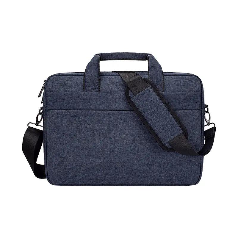 Laptop bag blue fabric with top handles and detachable shoulder strap FLIPSTYLEZLLC on Tampa Home & Garden Store