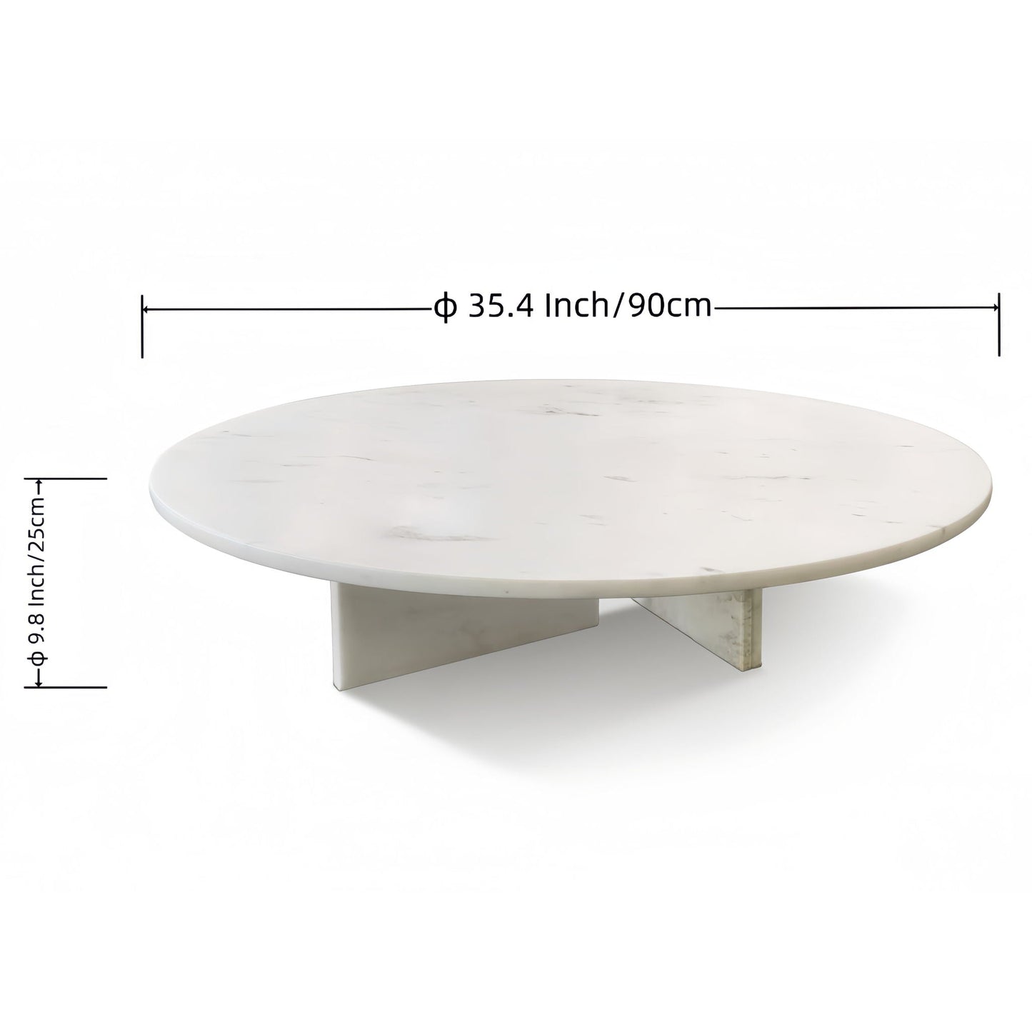 Luxury Marble Coffee Table With Unique Veining