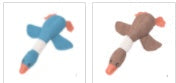 Dayan sounding dog plush toys 2-pack blue and brown by Sell My Stuff on Tampa Home & Garden Store