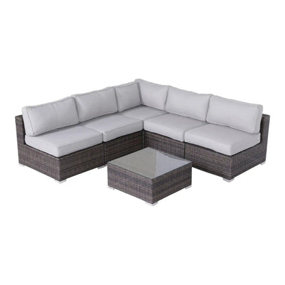 Seating Set With Cushions Wicker Design, 4pc outdoor set by Unique Piece Furniture on Tampa Home & Garden Store