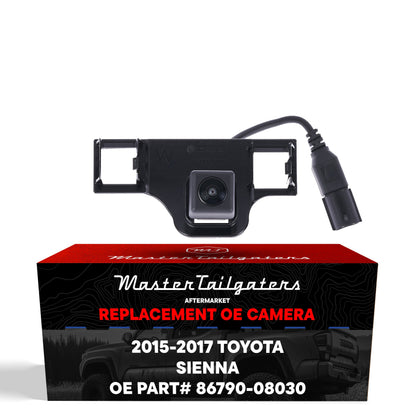 Master Tailgaters black OEM backup camera for 2015-2017 Toyota Sienna with wiring on Tampa Home & Garden Store