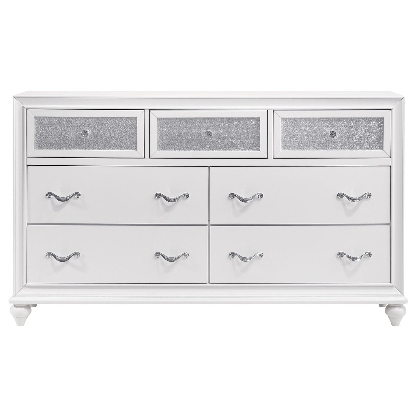 Randall Glitter And Crystal Queen Bedroom Set