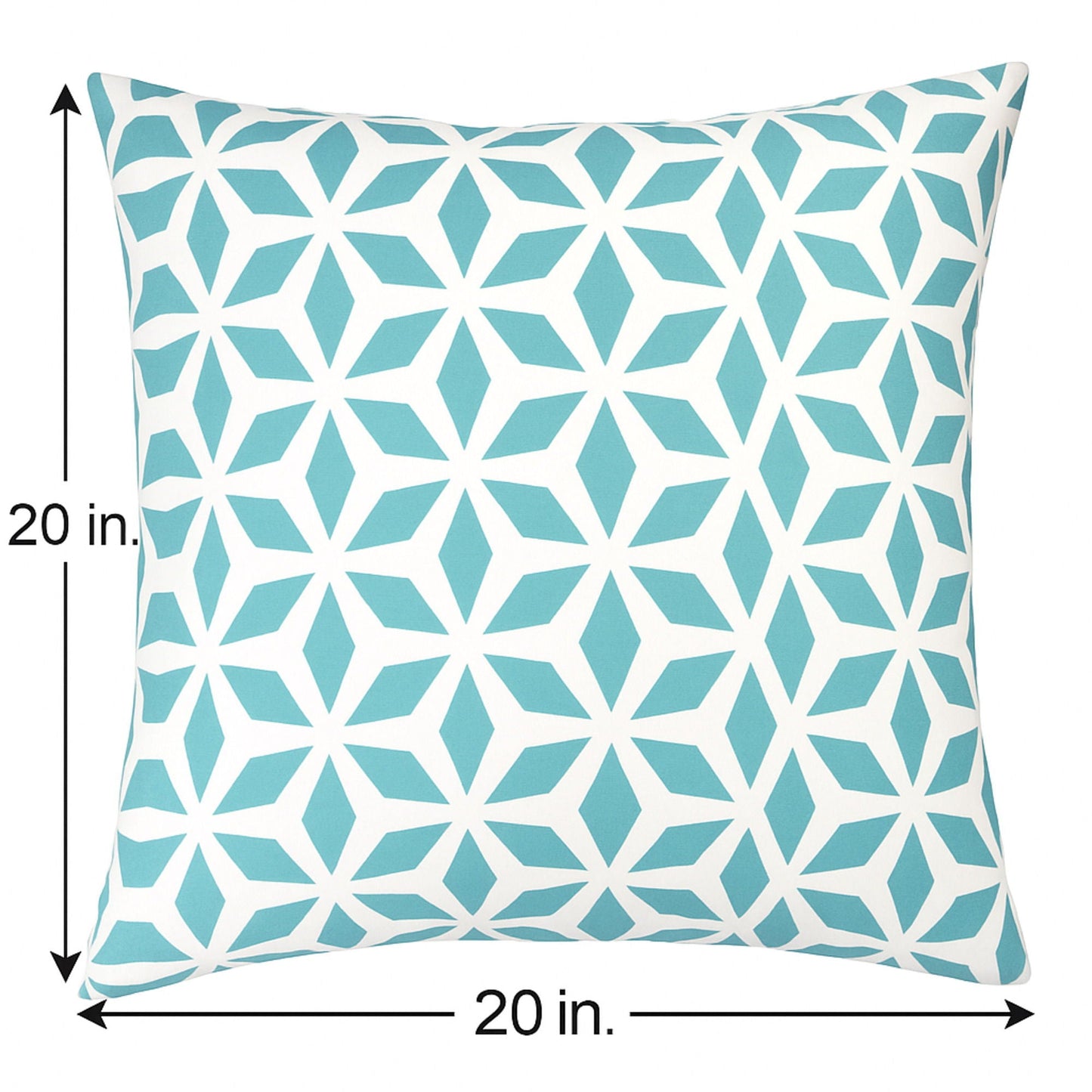 Crystal Burst Indoor and Outdoor Accent Pillow