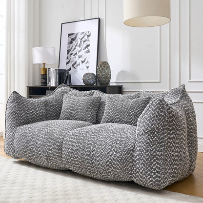 Comfortable Dual Beanbag Chair and Foam Core